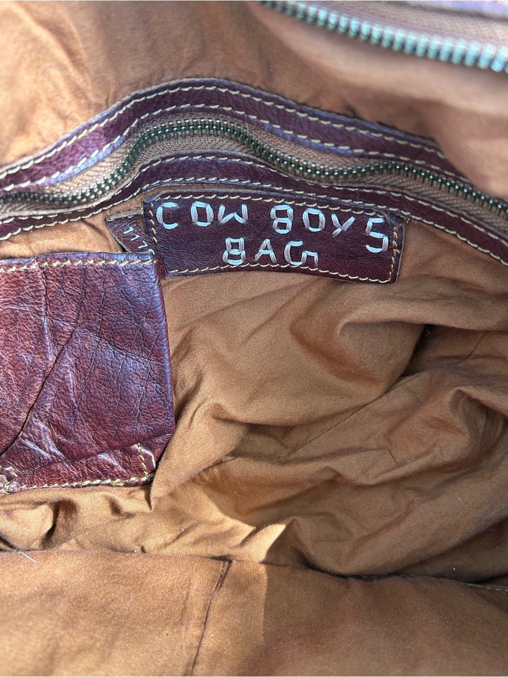 Vintage Leather Cowboys Bag Bag - Picture 6 of 7